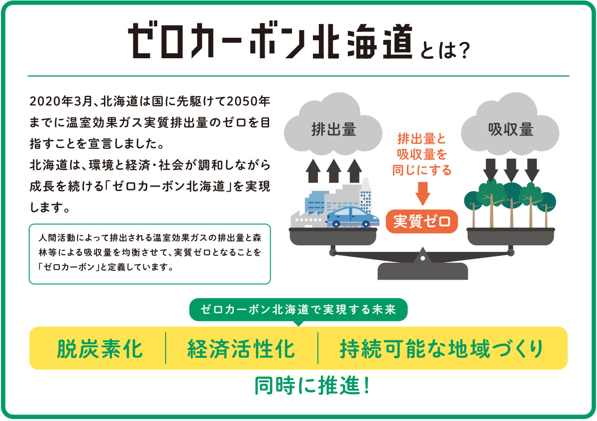 ゼロカーボン北海道とは？