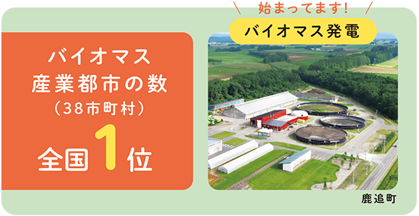 バイオマス産業都市の数全国1位